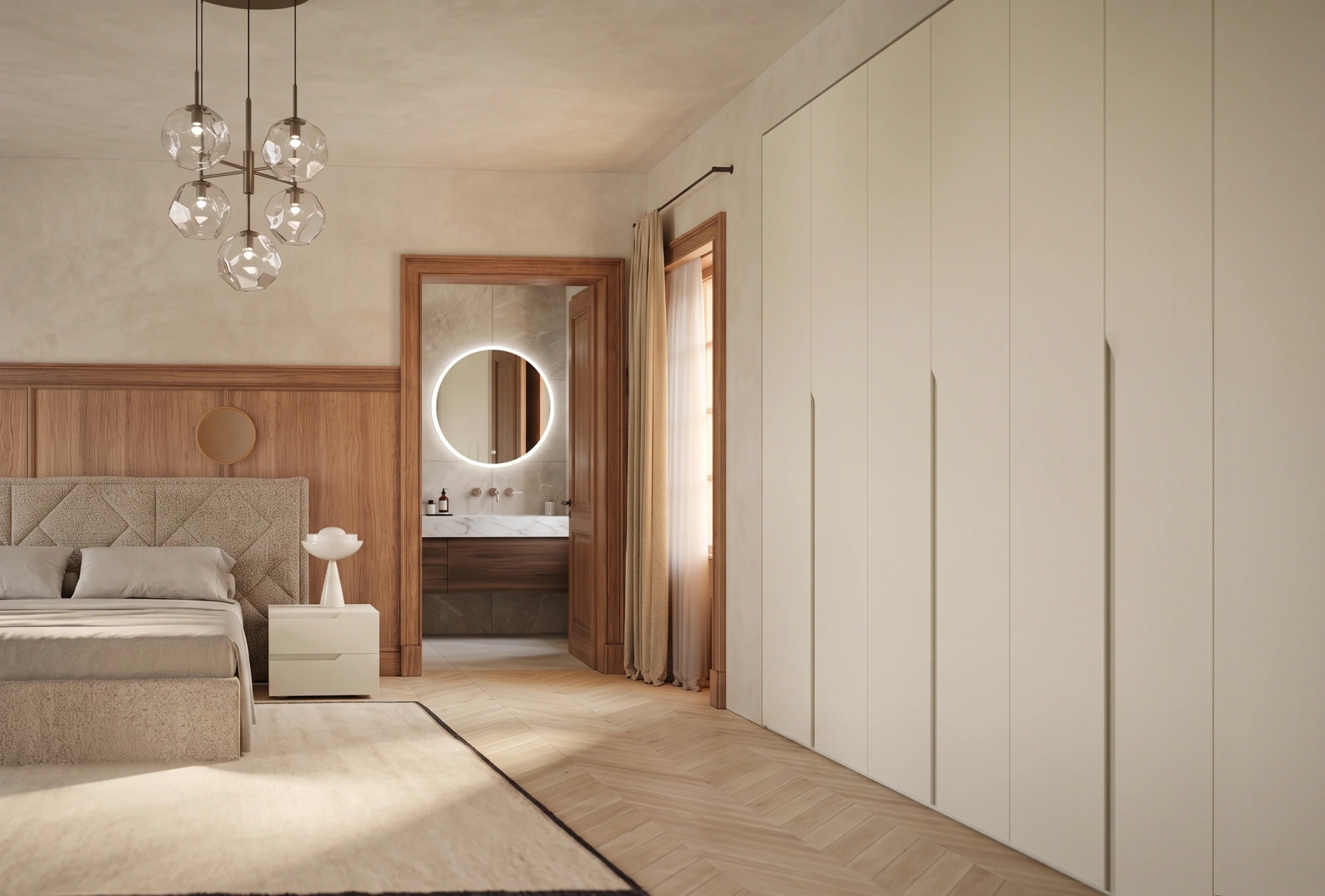 Room with custom wardrobe IDAW
