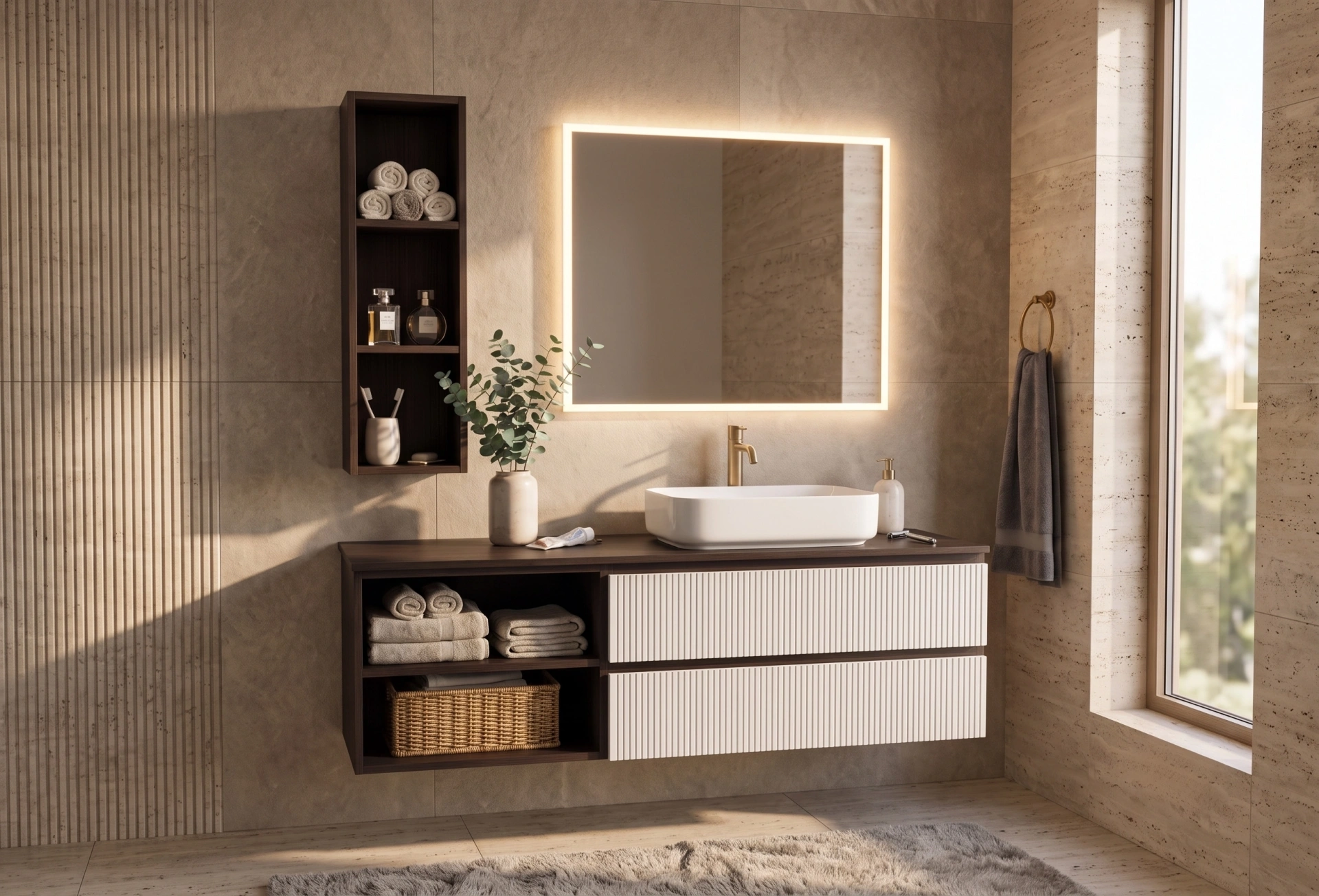 Custom-made bathroom furniture