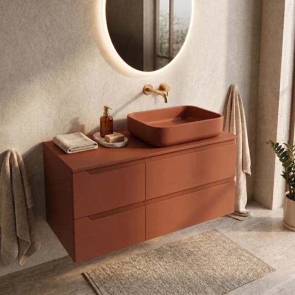 Made-to-measure bathroom furniture