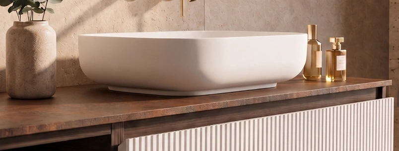 A truly made-to-measure bathroom unit