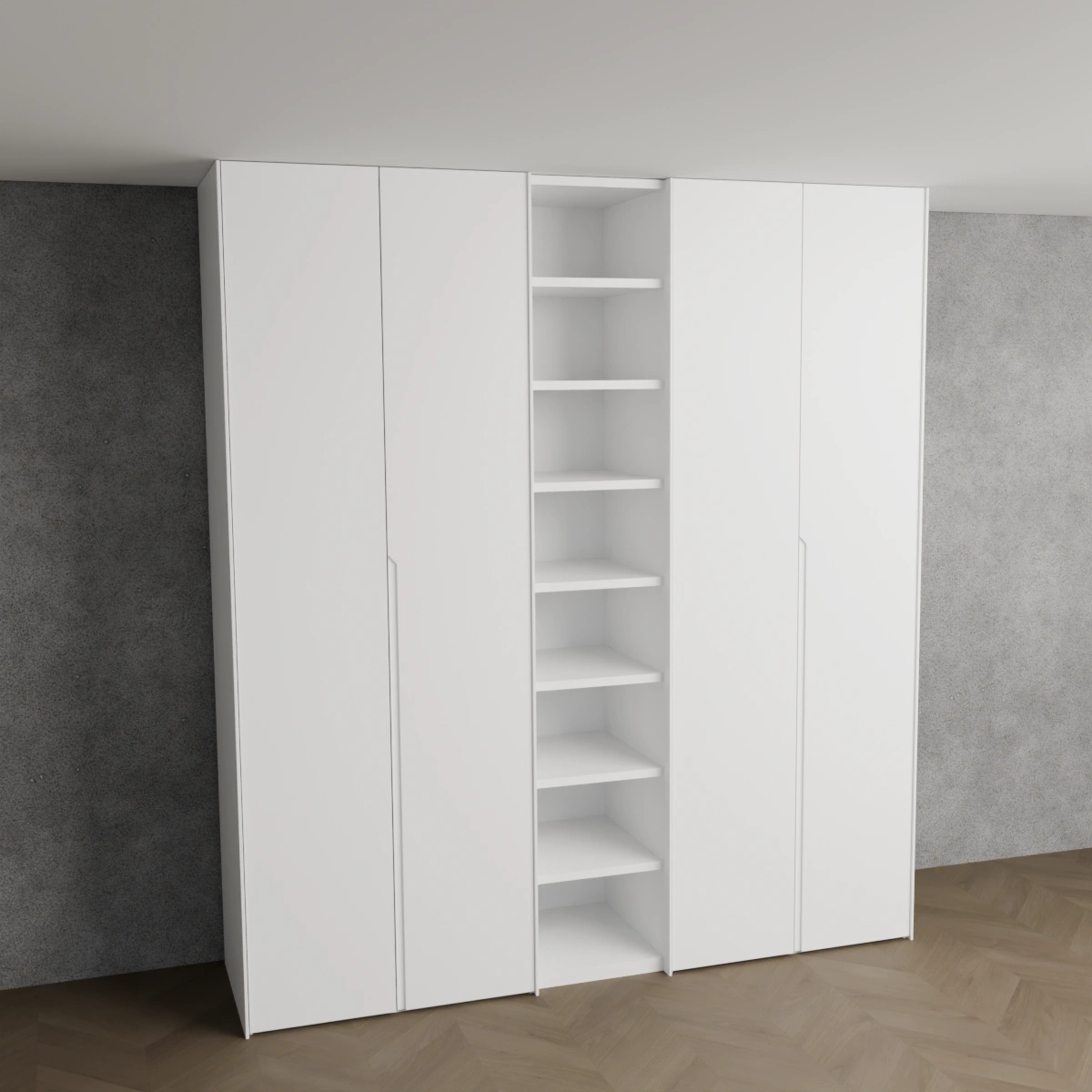 Front bookcase
