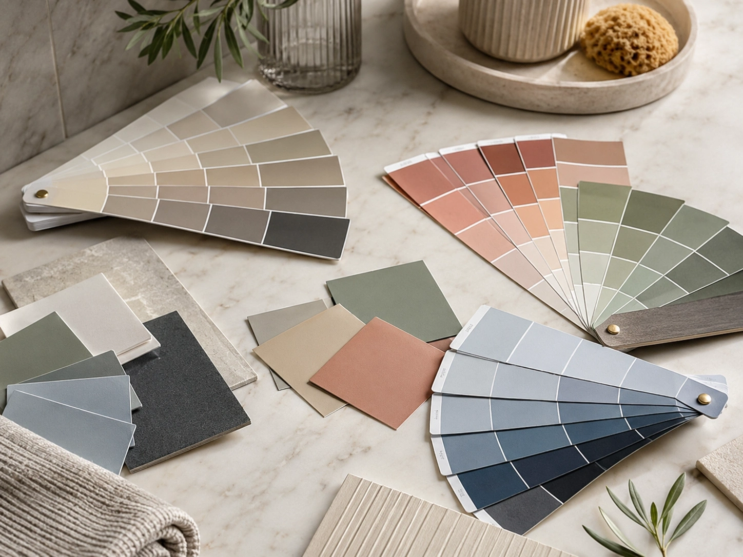 Available finishes for the bathroom cabinet