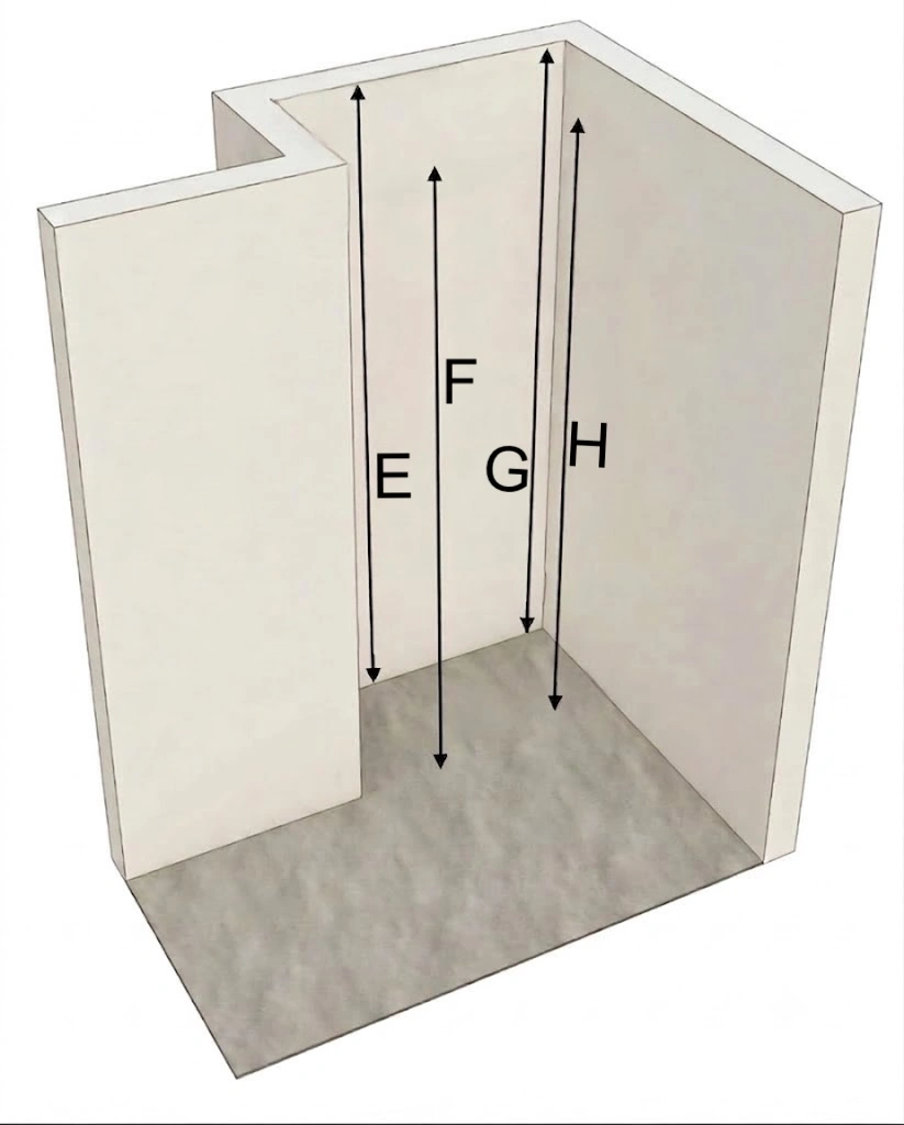 How to measure the height from floor to ceiling
