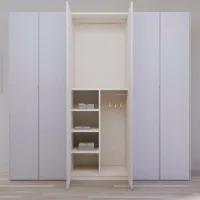 Joue de separation avec 3 étagères