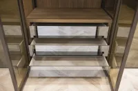 Glass door wardrobe - Open glass drawers