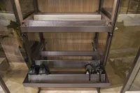 Glass door wardrobe - Pull-out shoe rack