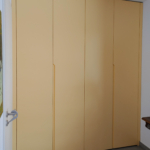 Einbauschrank - FB 233 Dayroom Yellow matt lackiert mit integrierten Griffen